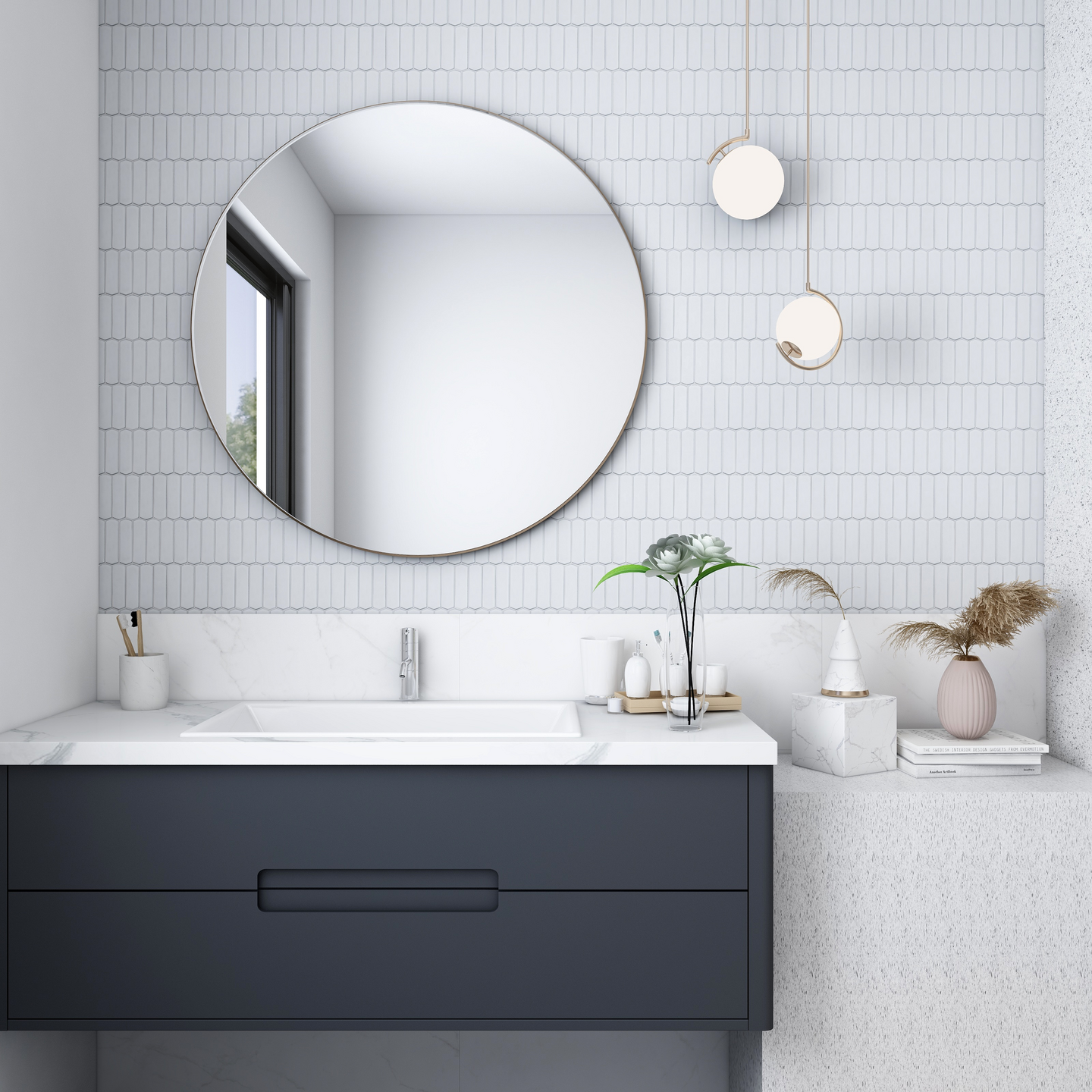 Mosaiikki Cello Silk 10x3,85 (30x28,5) valkoinen