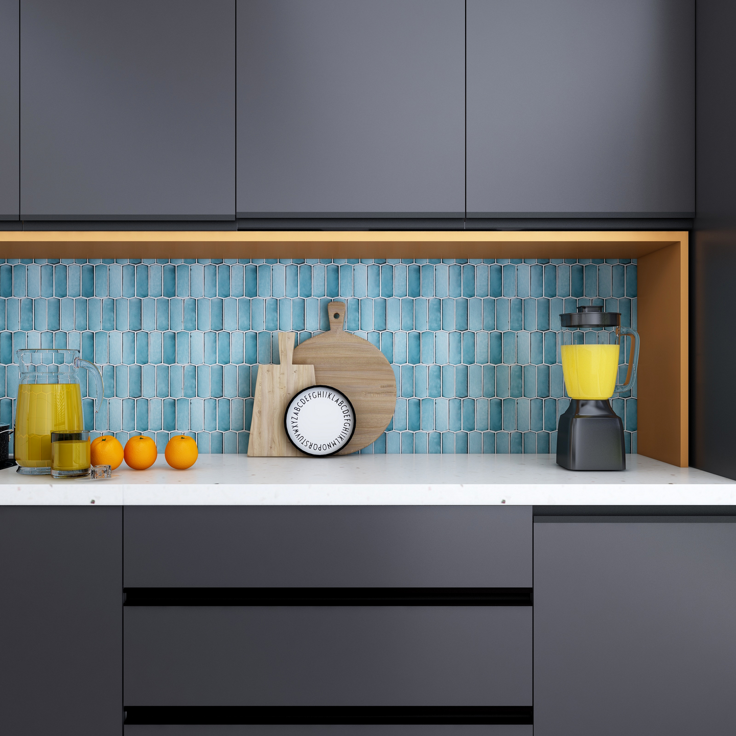 Mosaiikki Cello Silk 10x3,85 (30x28,5) sininen