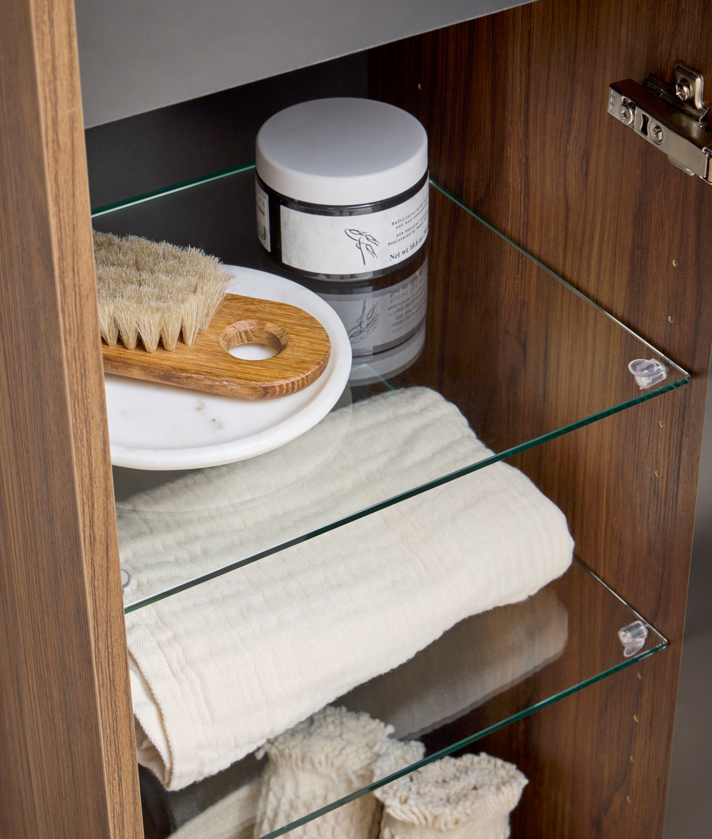 Korkea kaappi Cello Lake K160 L35 S35cm tumma puu 2 ovea