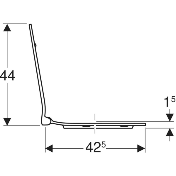 Wc-istuinkansi IDO Glow SC/QR kova valkoinen