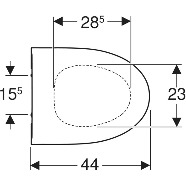 Wc-istuinkansi IDO Glow SC/QR kova valkoinen