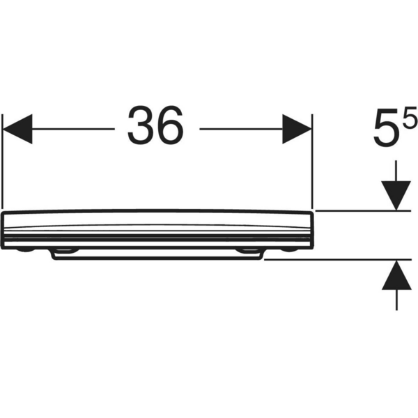 Wc-istuinkansi IDO Glow SC/QR kova valkoinen