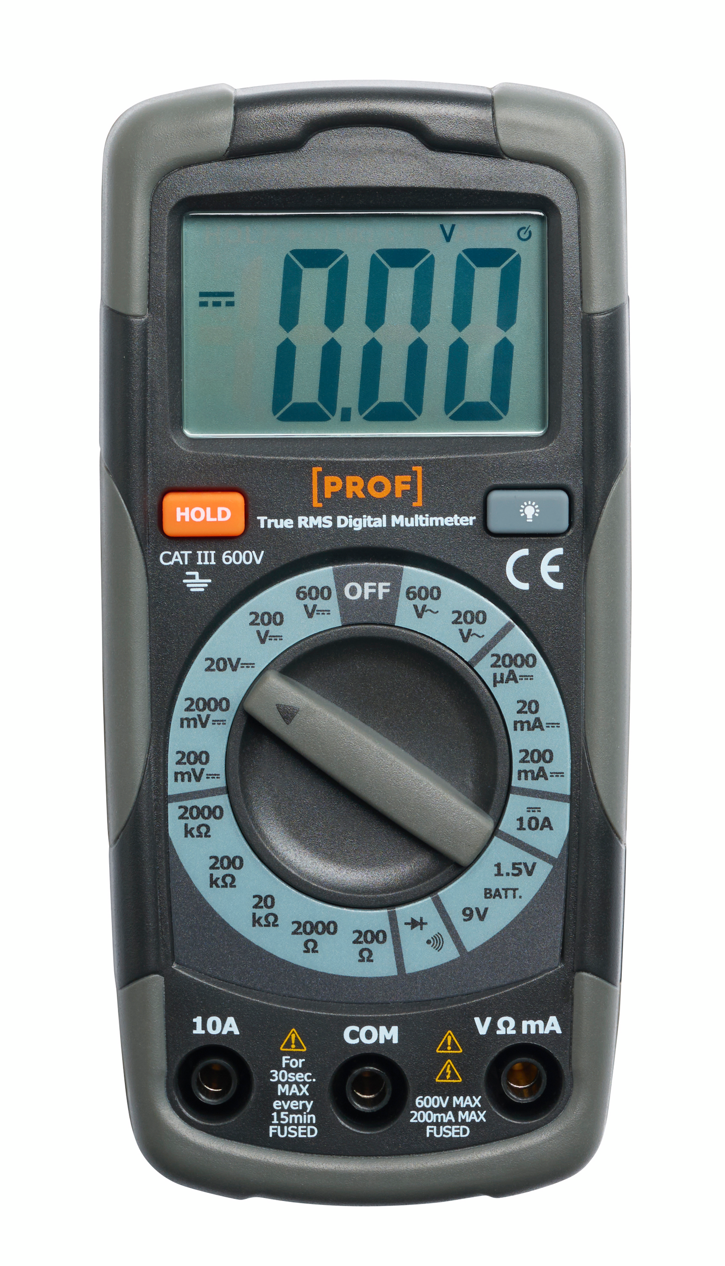 Digitaaliyleismittari PROF DM100 600V TRMS