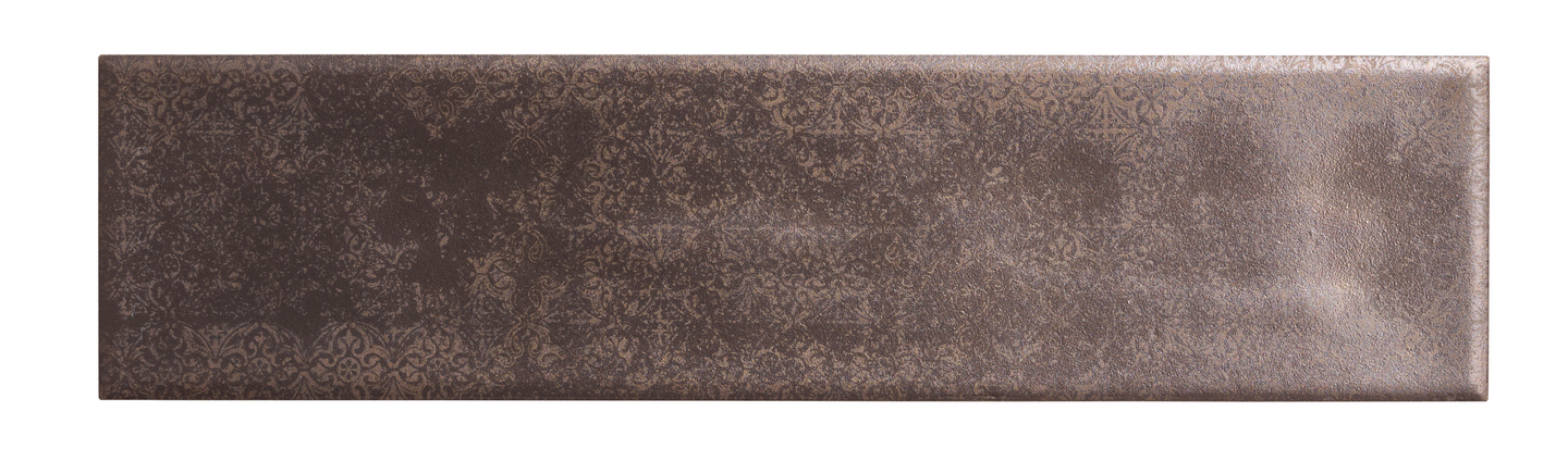 Kuviolaatta Cello Aurea Via 7,5x30 pronssi matta 0,56m²