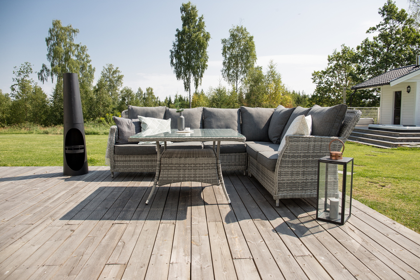 ELDSTAD BJÖRKFORS I SVART STÅL