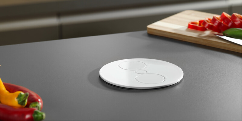 Pistorasiapaneeli Bachmann Twist 1-os+tupla usb 2m mattavalkoinen