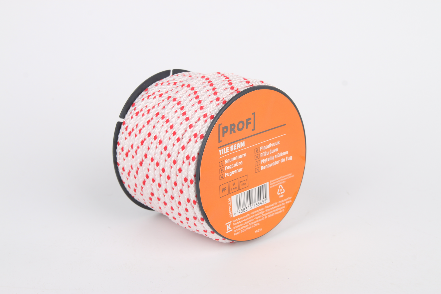 Saumanaru PROF punavalkoinen 4mmx30m