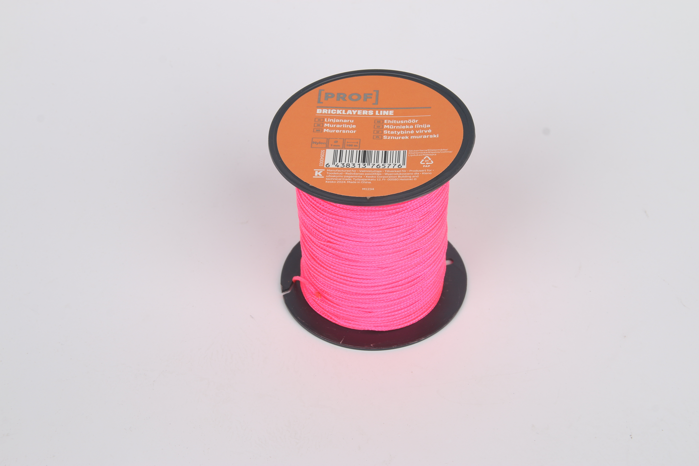 Linjanaru PROF Fluor pinkki 1mmx100m