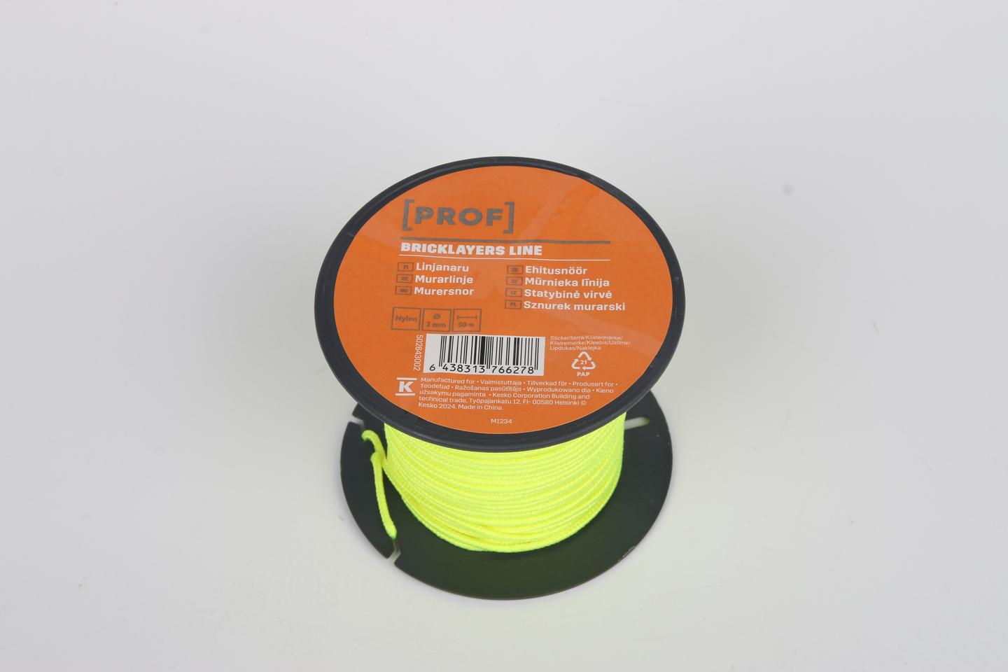 Linjanaru PROF Fluor keltainen 2mmx50m