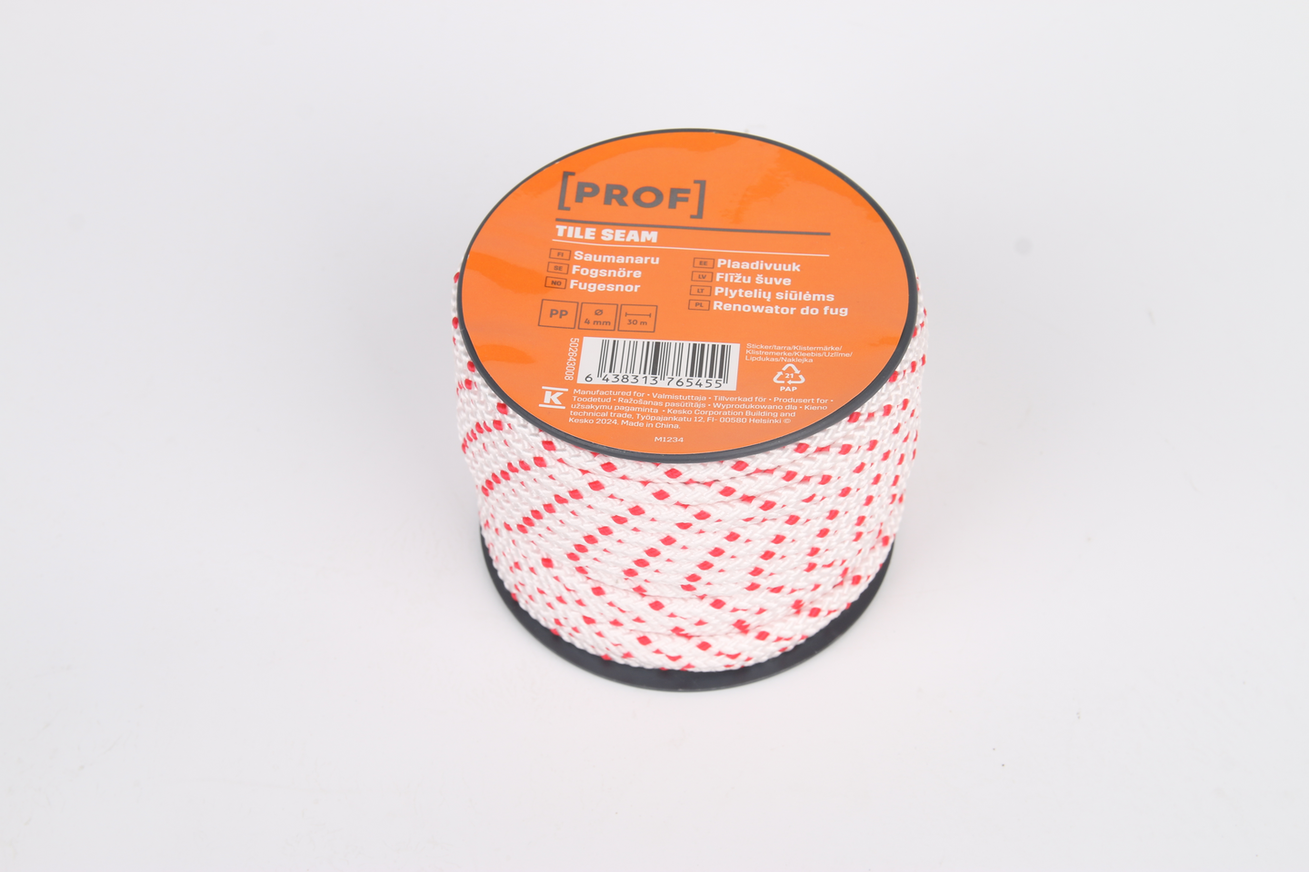 Saumanaru PROF punavalkoinen 4mmx30m