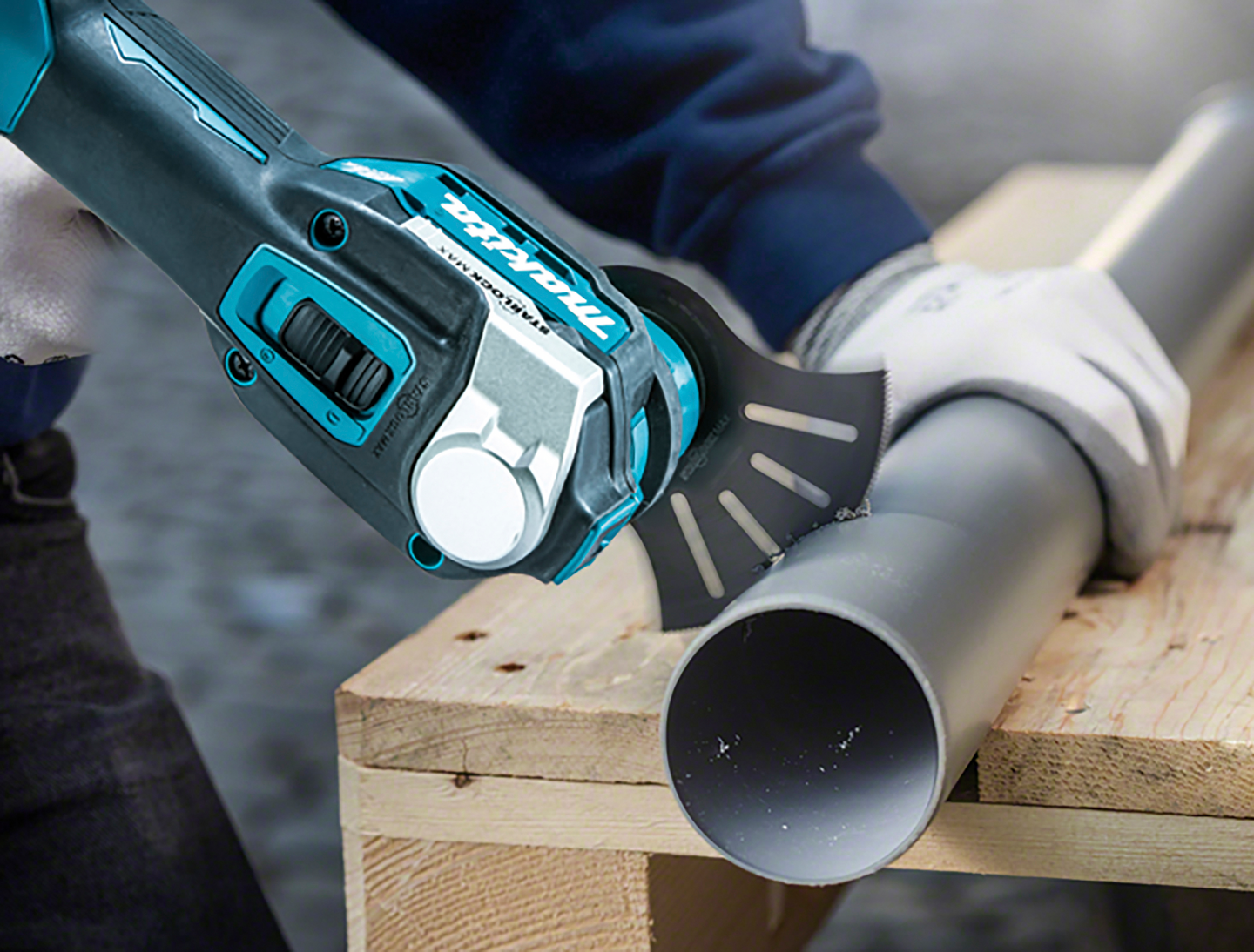 MULTIVERKTYG MAKITA DTM52Z 18V STARLOCK MAX NAKEN