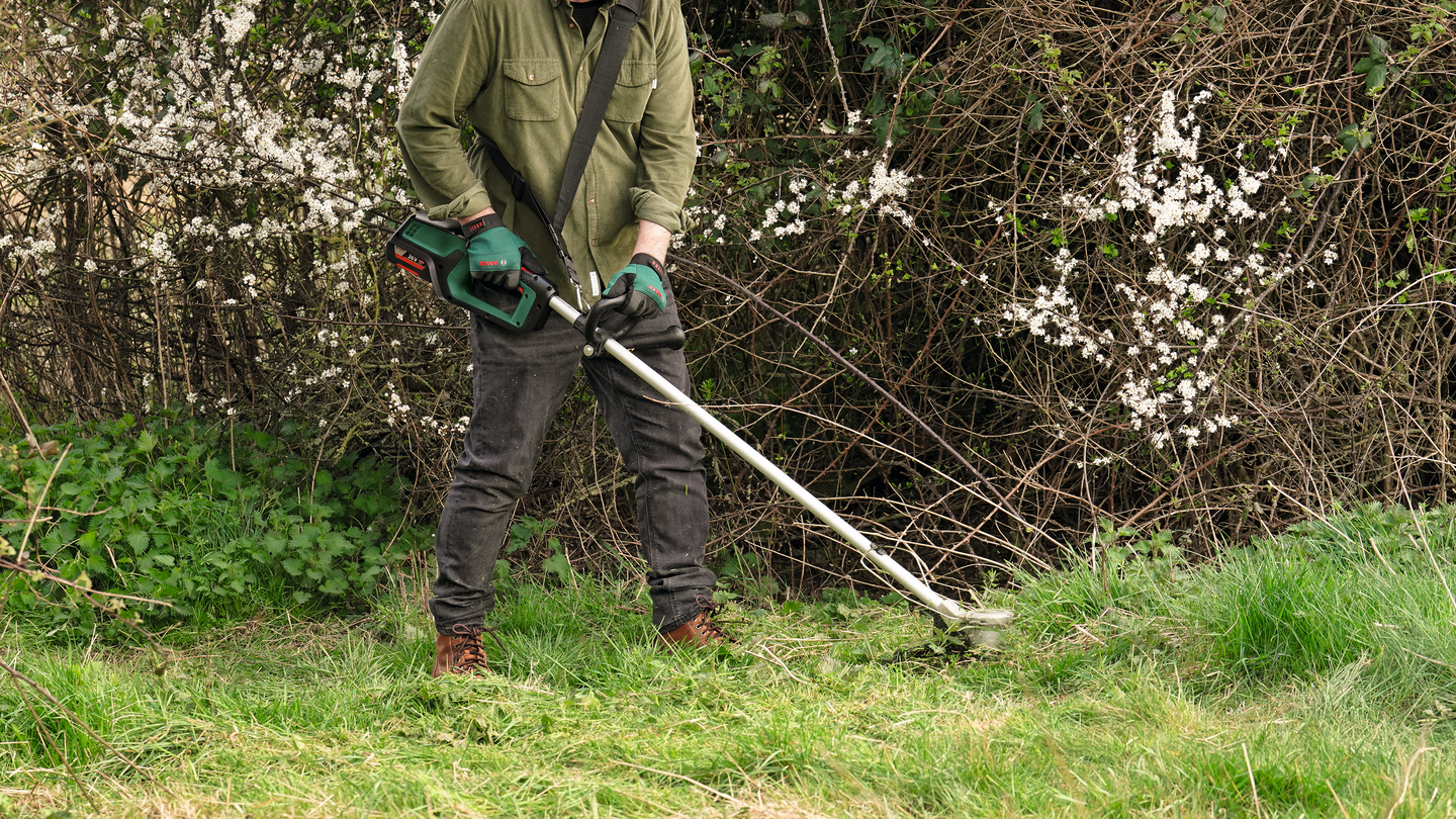 Akkutrimmeri Bosch Advanced BrushCut 36V-23-750 Solo