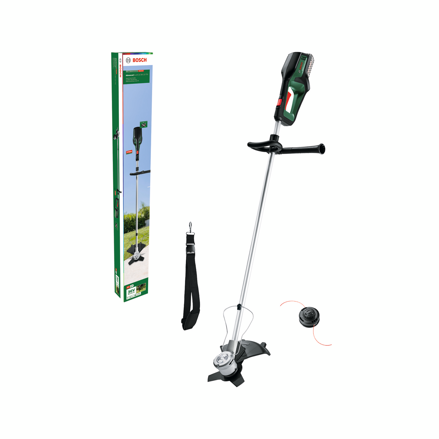 Akkutrimmeri Bosch Advanced BrushCut 36V-23-750 Solo