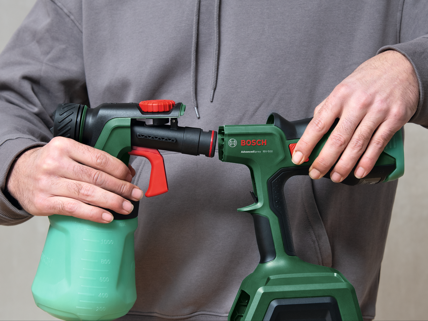 Akkumaaliruisku Bosch AdvancedSpray 18V-500 1x4,0Ah