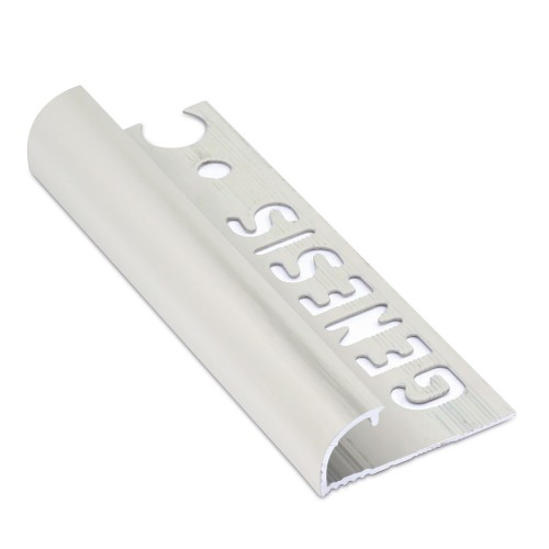 Laattalista Genesis 12mm harjattu hopea 250cm