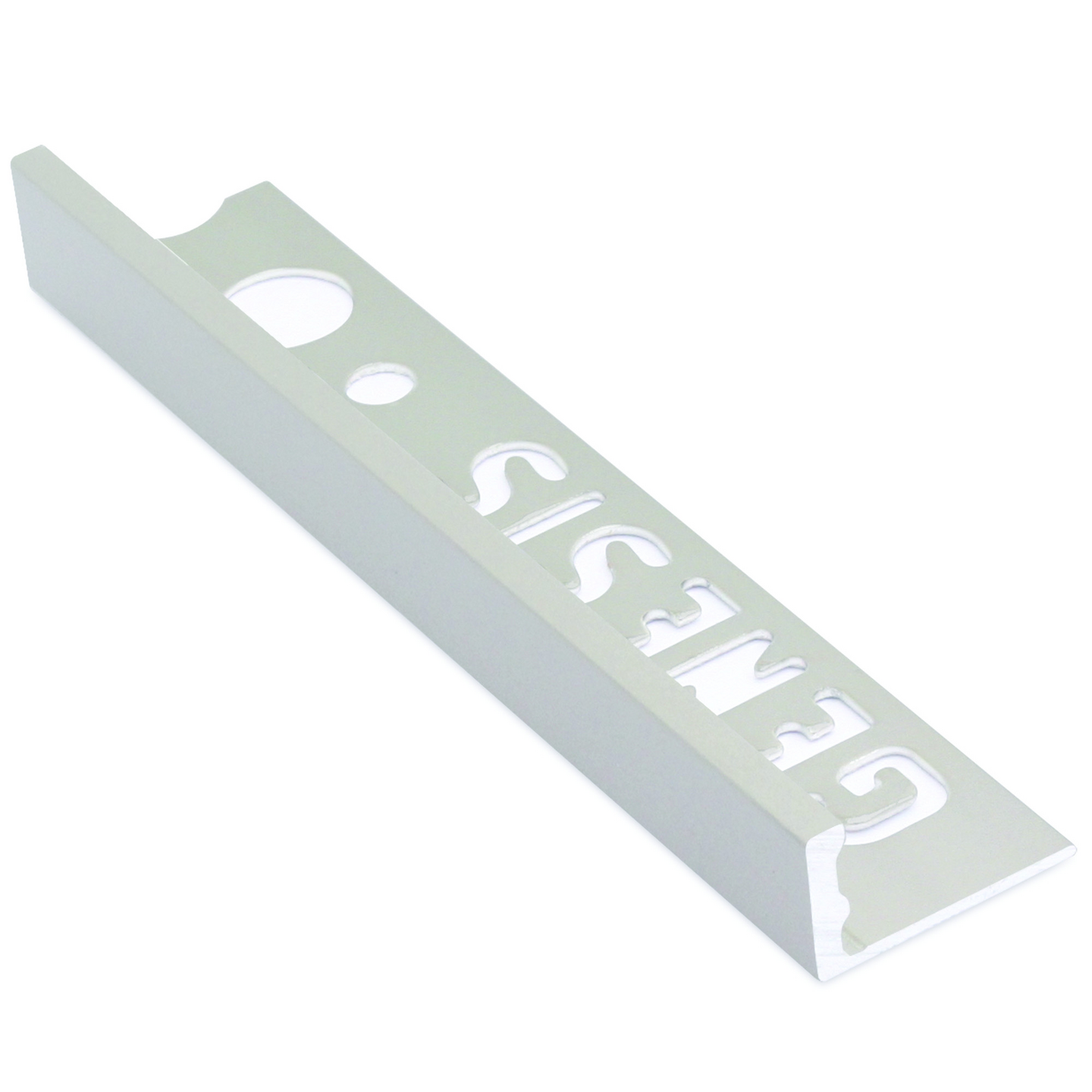 Laattalista Genesis L-malli 10mm 250 cm Satin Nickel