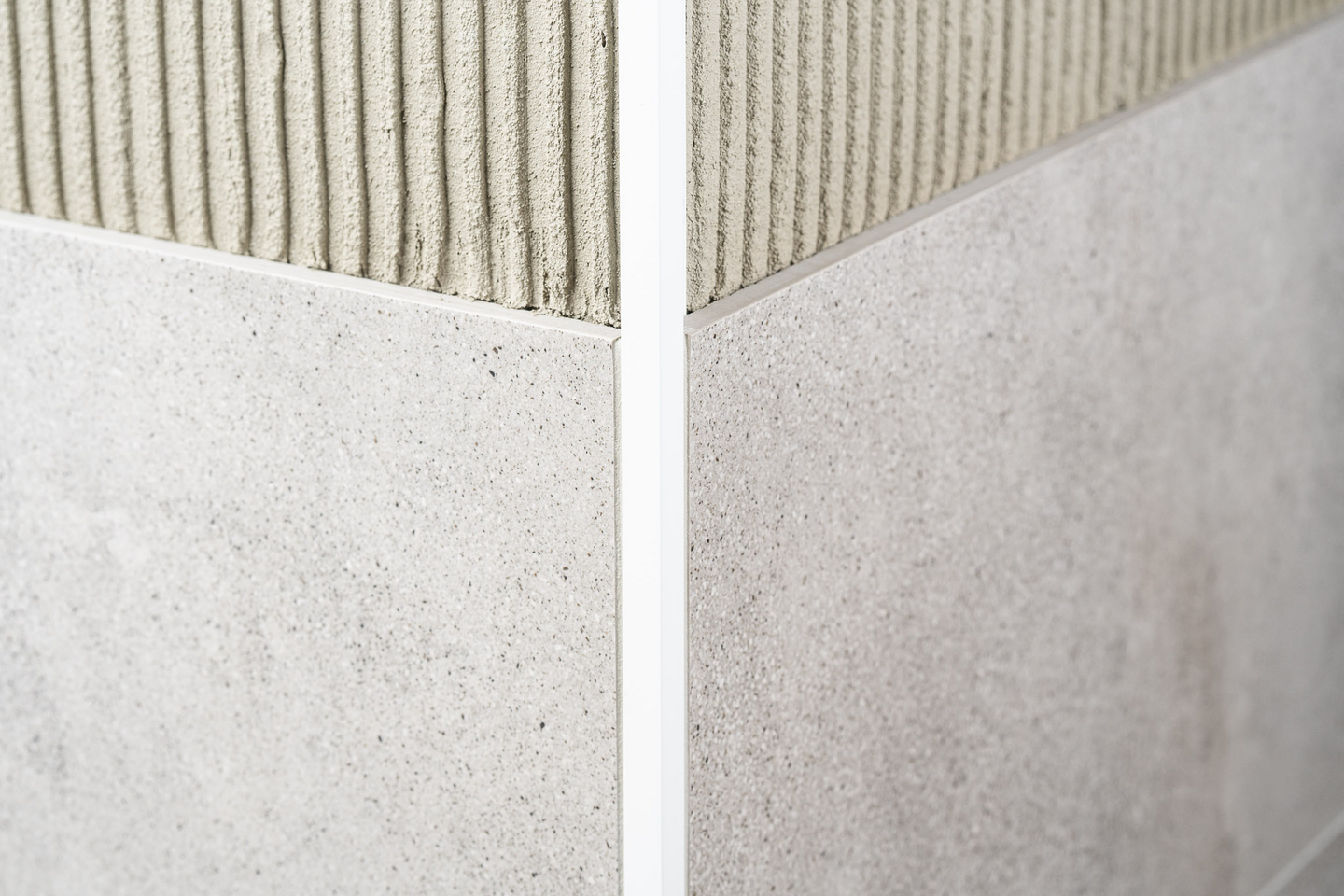 Laattalista Genesis neliö 10mm 250cm matta valkoinen