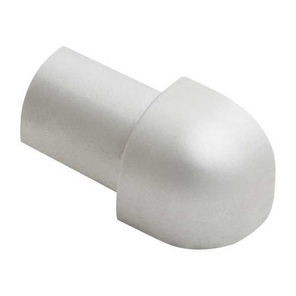 Ulkokulmapala Genesis pyöreä 8mm matta hopea 2 kpl/pkt