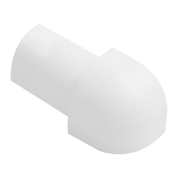 Ulkokulmapala Genesis pyöreä 8mm  valkoinen 2 kpl/pkt