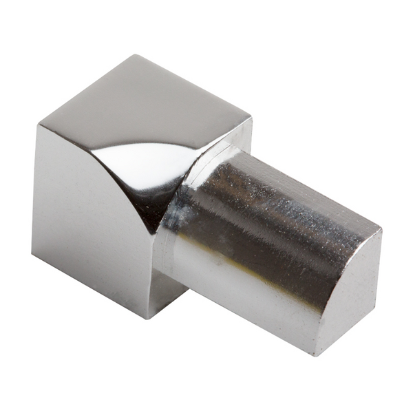 Sisäkulmapala Genesis pyöreä 12mm kiiltävä hopea 2 kpl/pkt