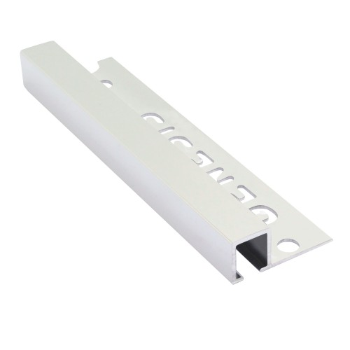 Laattalista 8mm kiiltävä hopea 250cm neliö