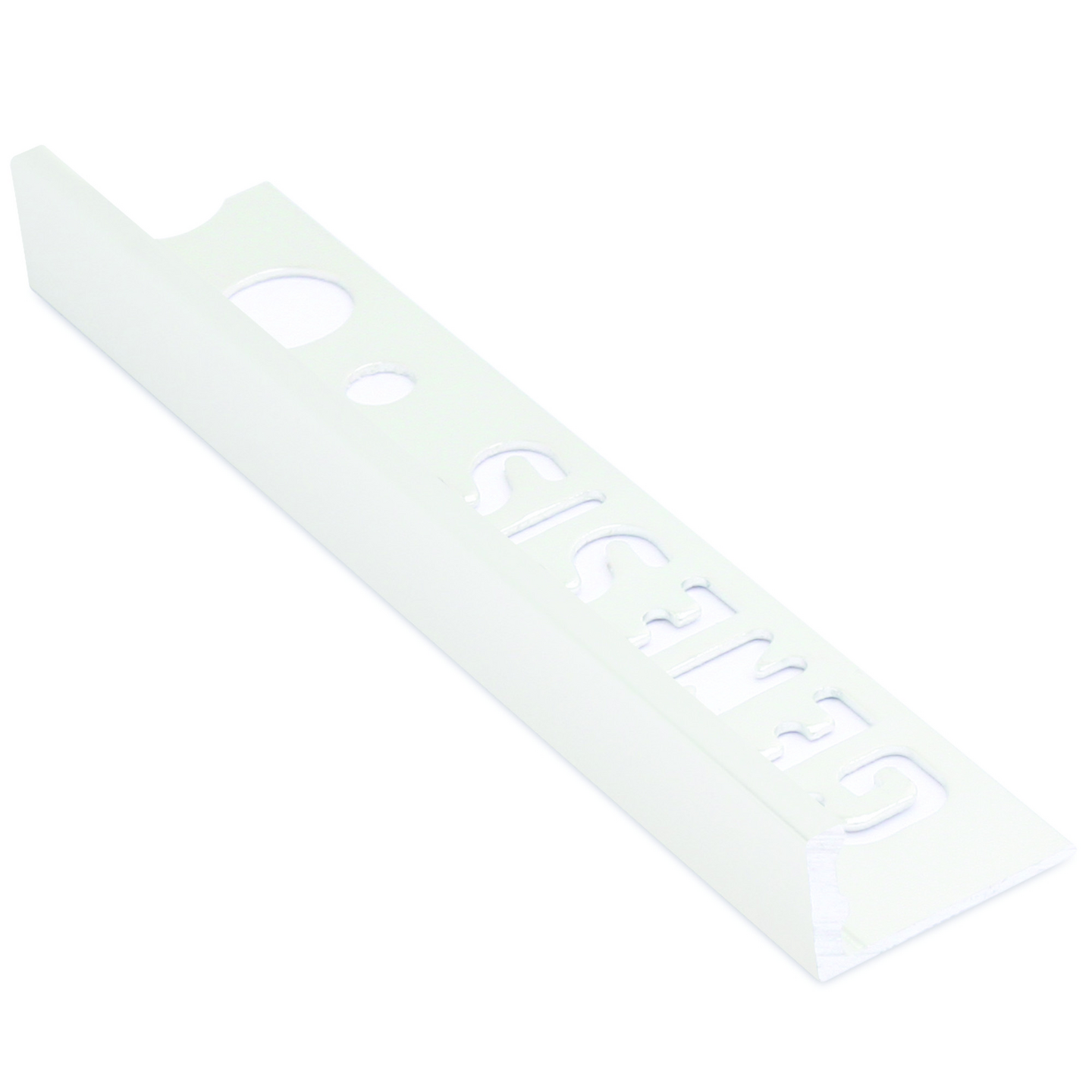 Laattalista Genesis L-malli 12mm 250cm kiiltävä hopea