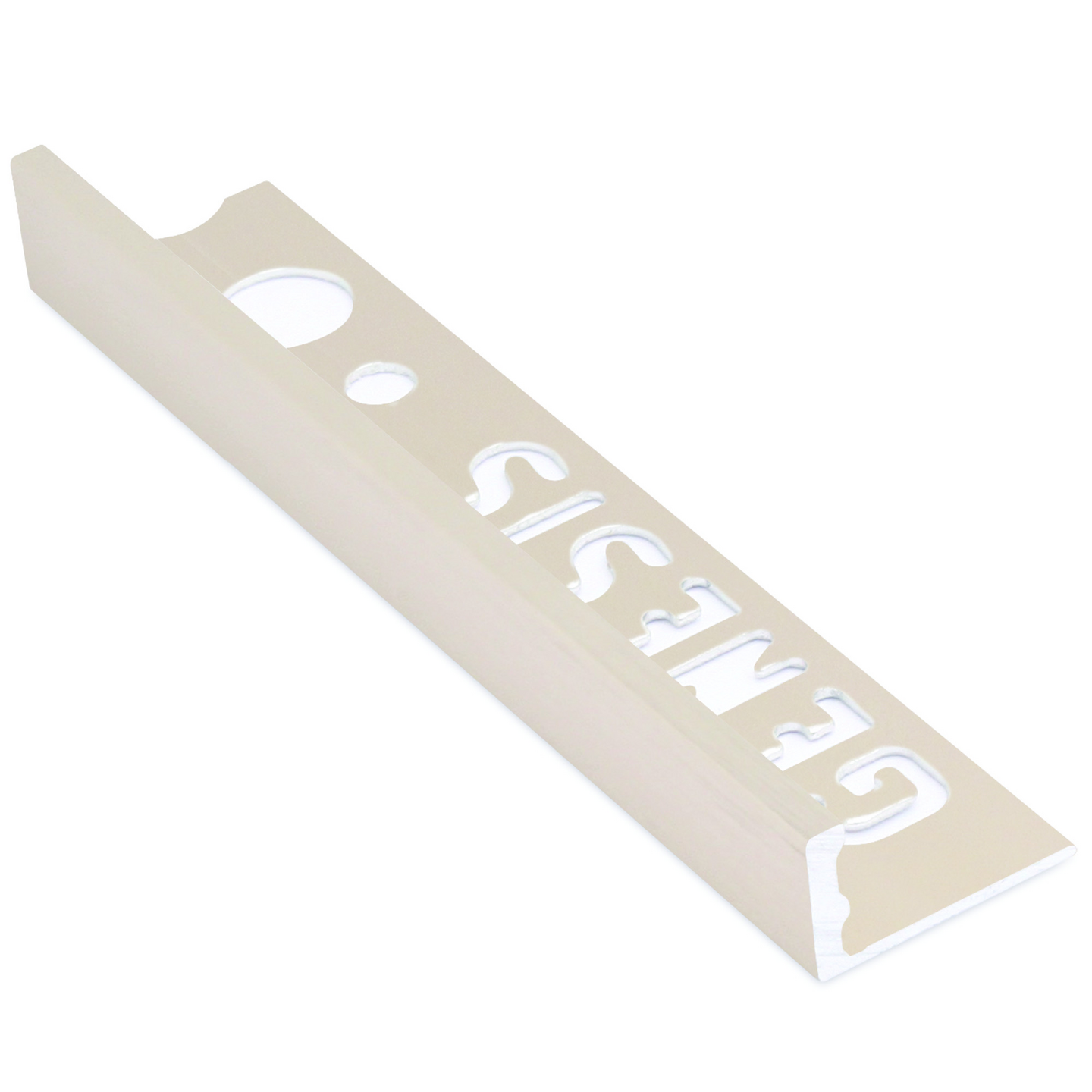 Laattalista Genesis L-malli 10mm 250 cm harjattu kupari