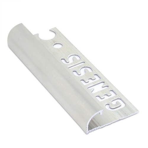 Laattalista 8mm kiiltävä hopea 250cm pyöreä