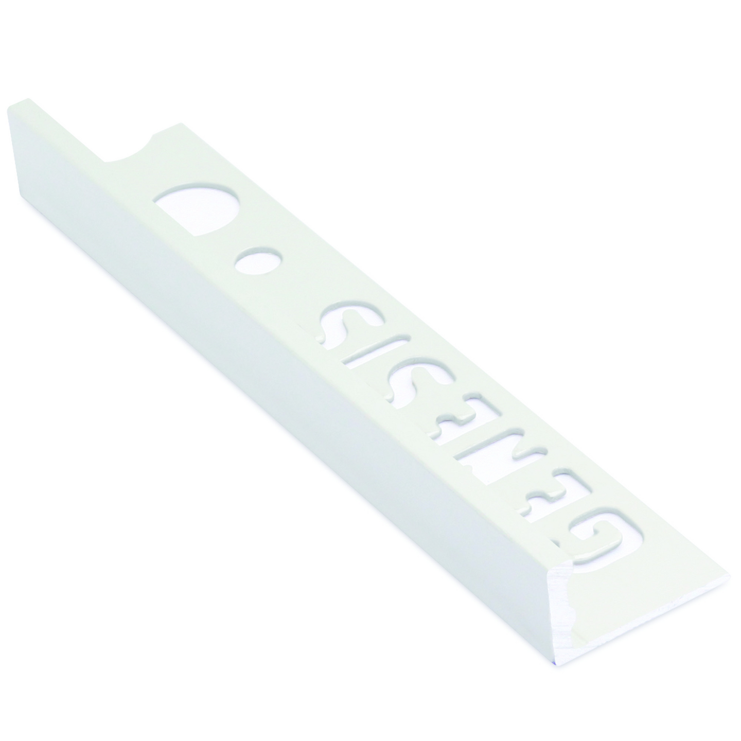 Laattalista Genesis L-malli 10mm 250 cm matta hopea