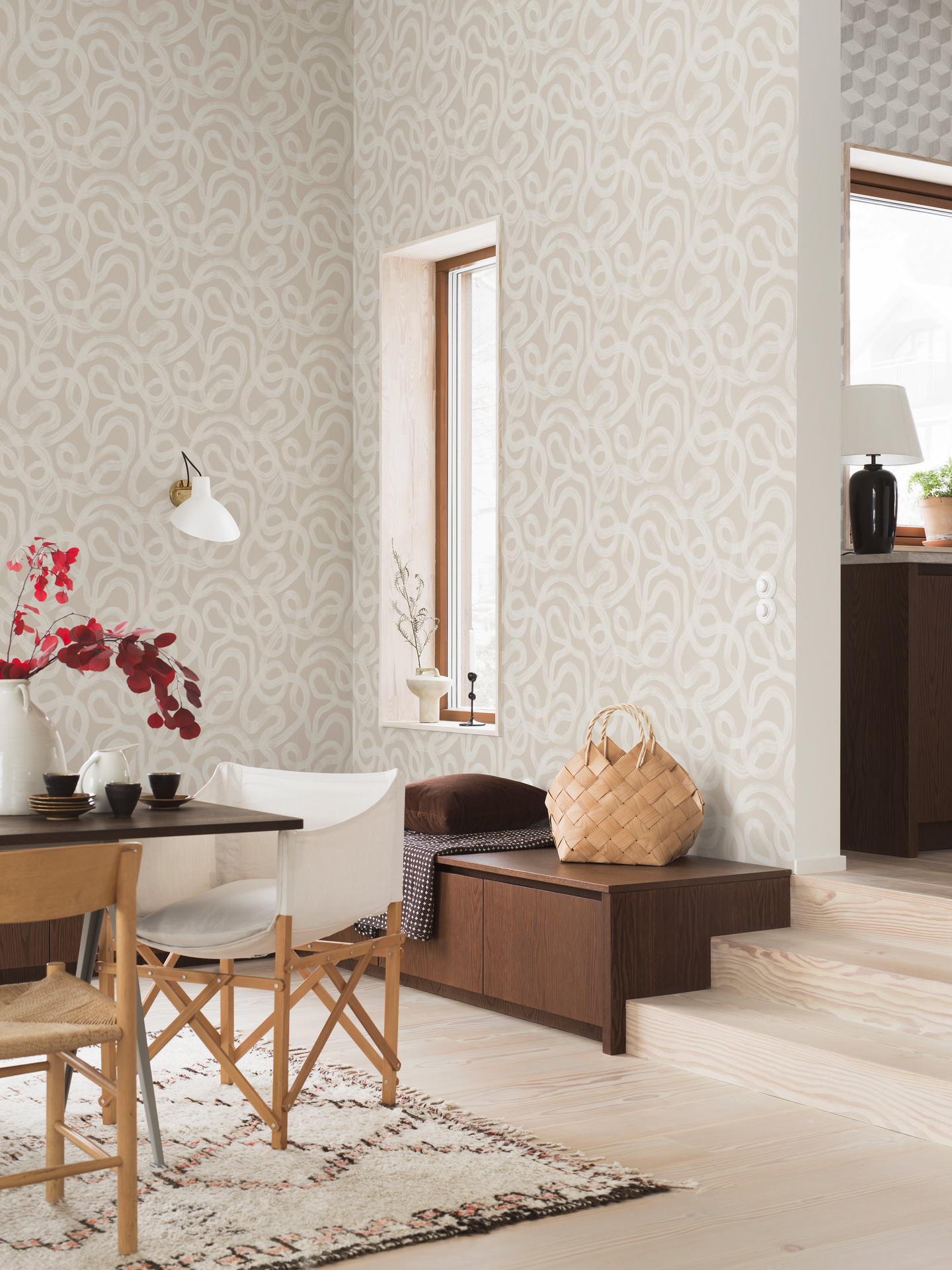 Kuitutapetti Boråstapeter Graphics Curve 4734 10,05m