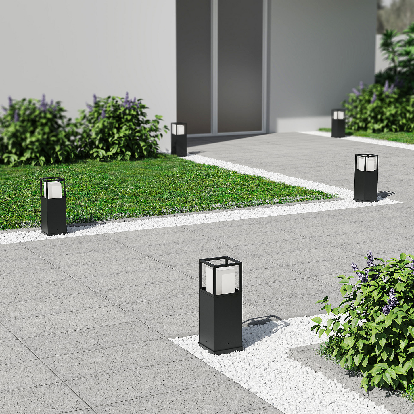 Ulkopylväsvalaisin TRIO Witham led 14,5W 40cm antrasiitti