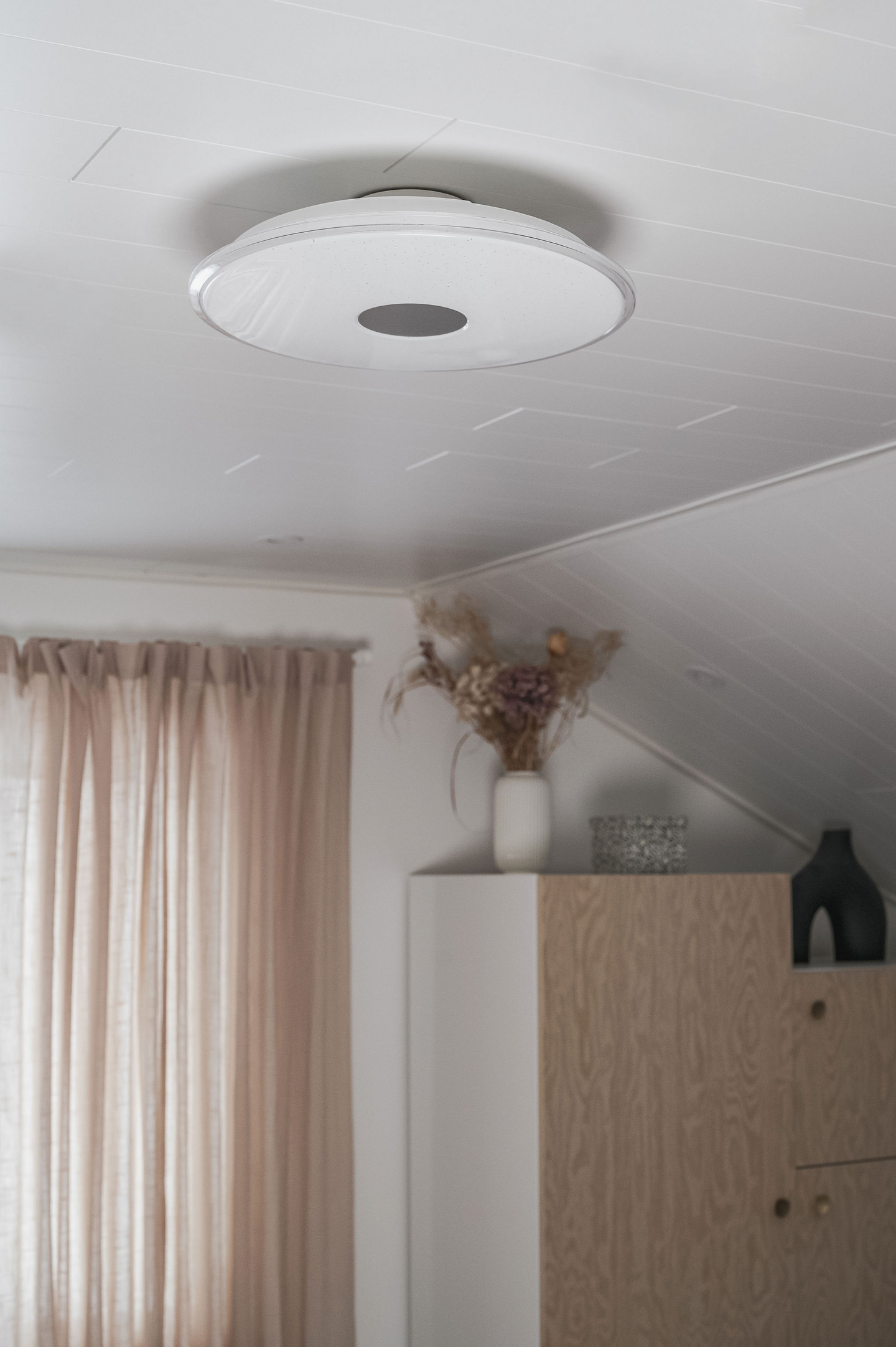 Plafondi TRIO Shogun Scandi led 425mm 3100lm Starlight himmennettävä