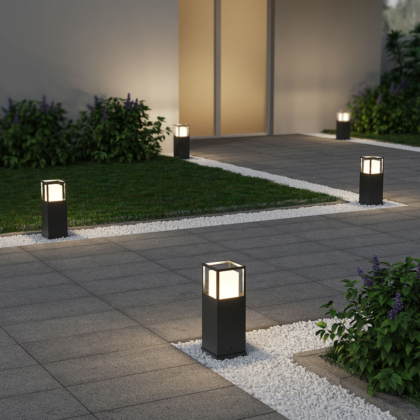 Ulkopylväsvalaisin TRIO Witham led 14,5W 40cm antrasiitti