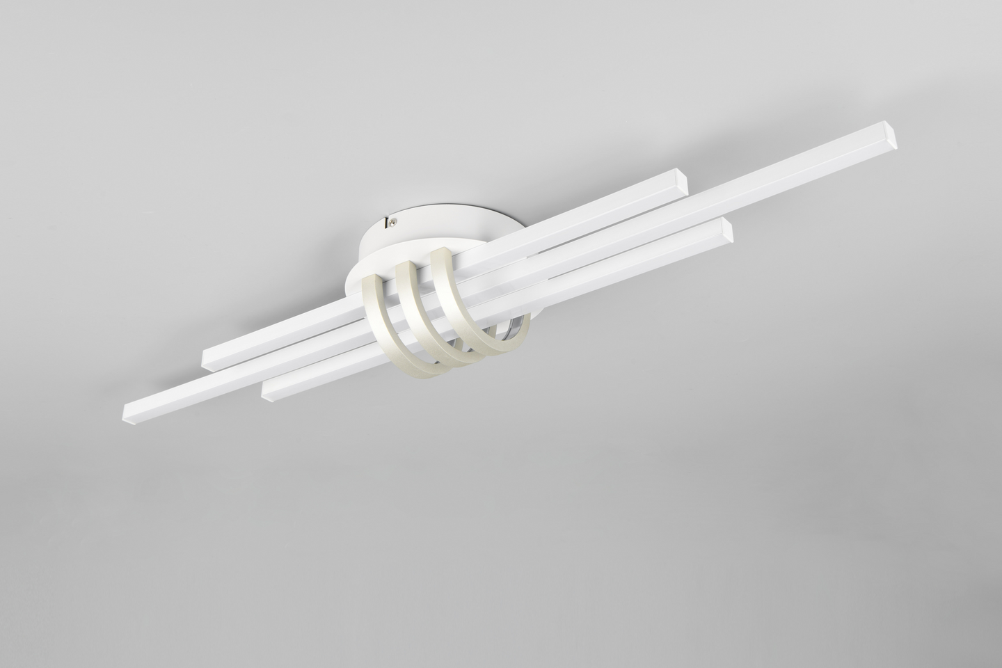 Kattovalaisin TRIO Cinto led 25W 4000K mattavalkoinen/harjattu teräs