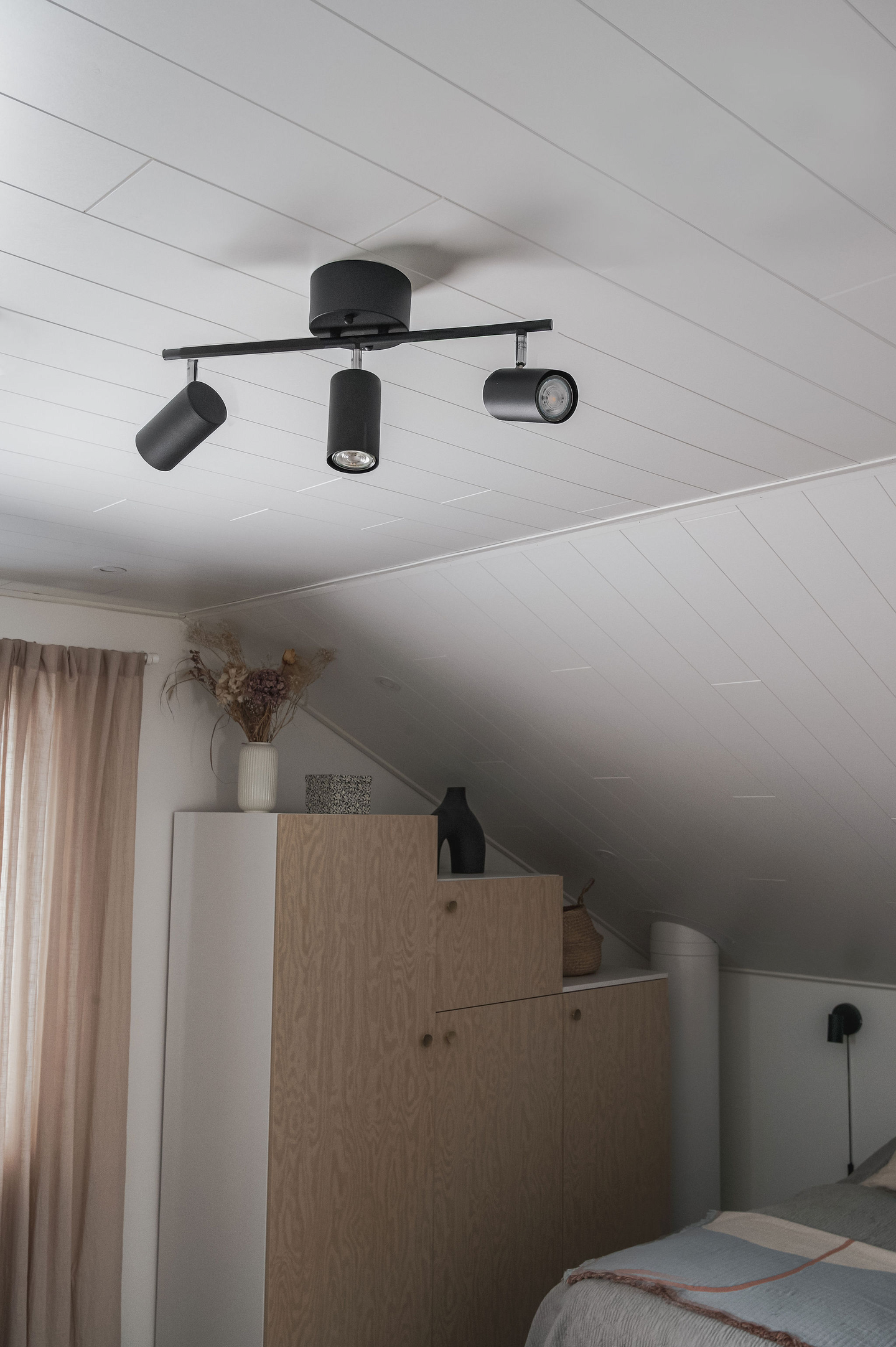 Spottivalaisin TRIO Marlina 3-osainen GU10 mattamusta