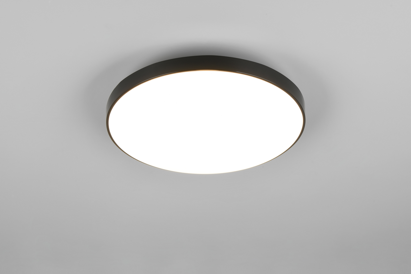 Plafondi TRIO Spica led 270mm 18W 4000K musta IP44