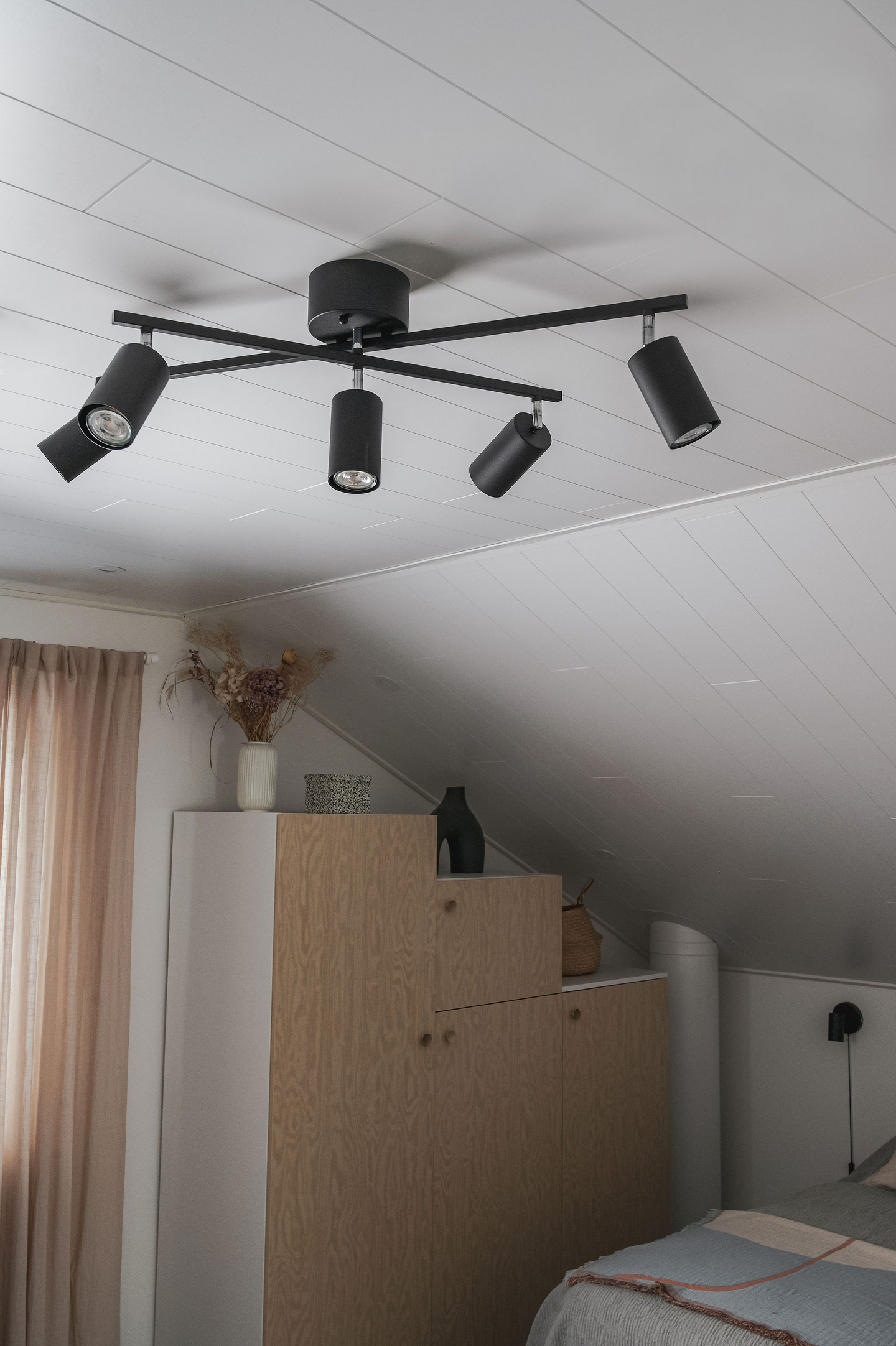 Kattovalaisin TRIO Marlina 5-osainen GU10 mattamusta