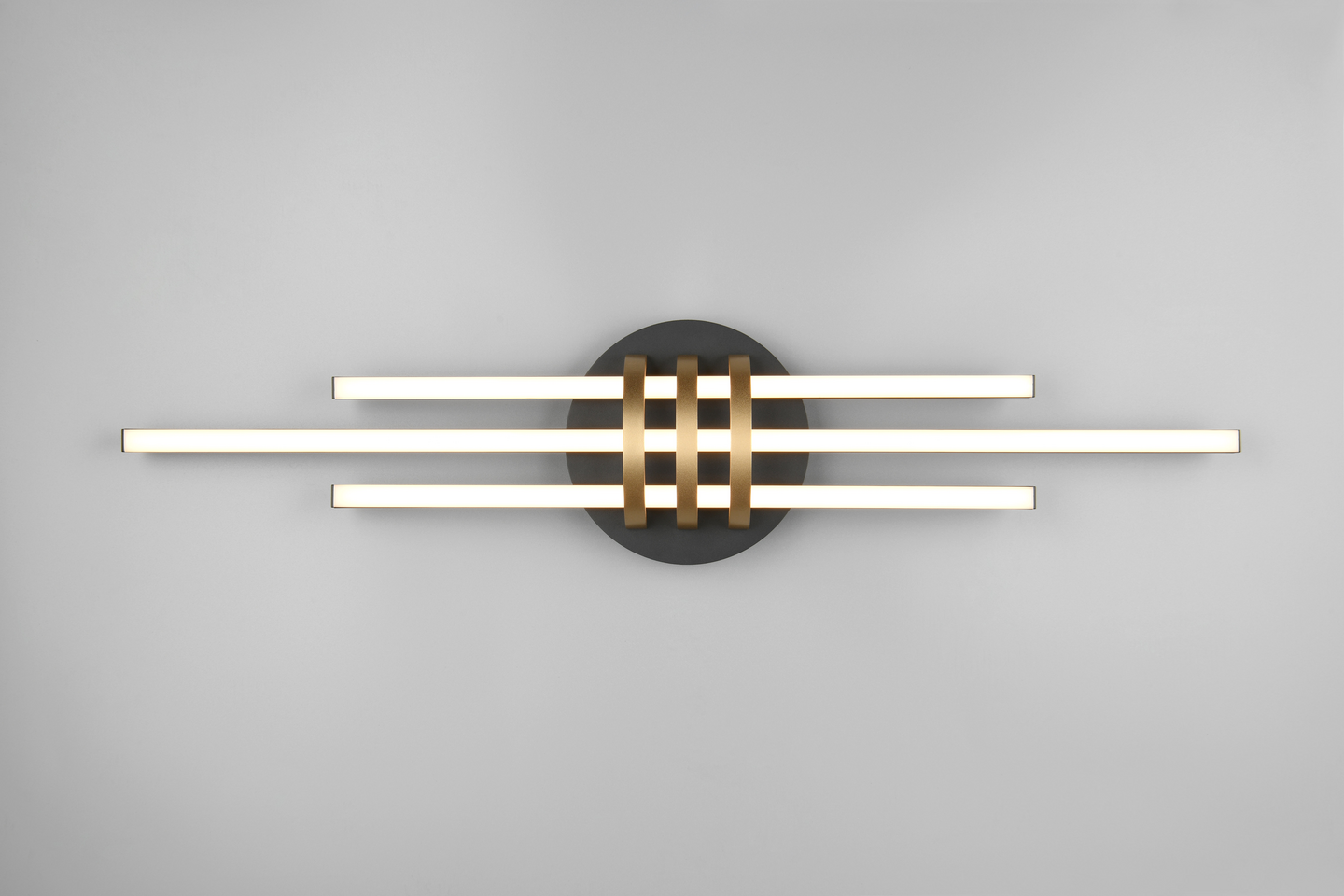 Kattovalaisin TRIO Cinto led 25W 4000K mattamusta/kulta