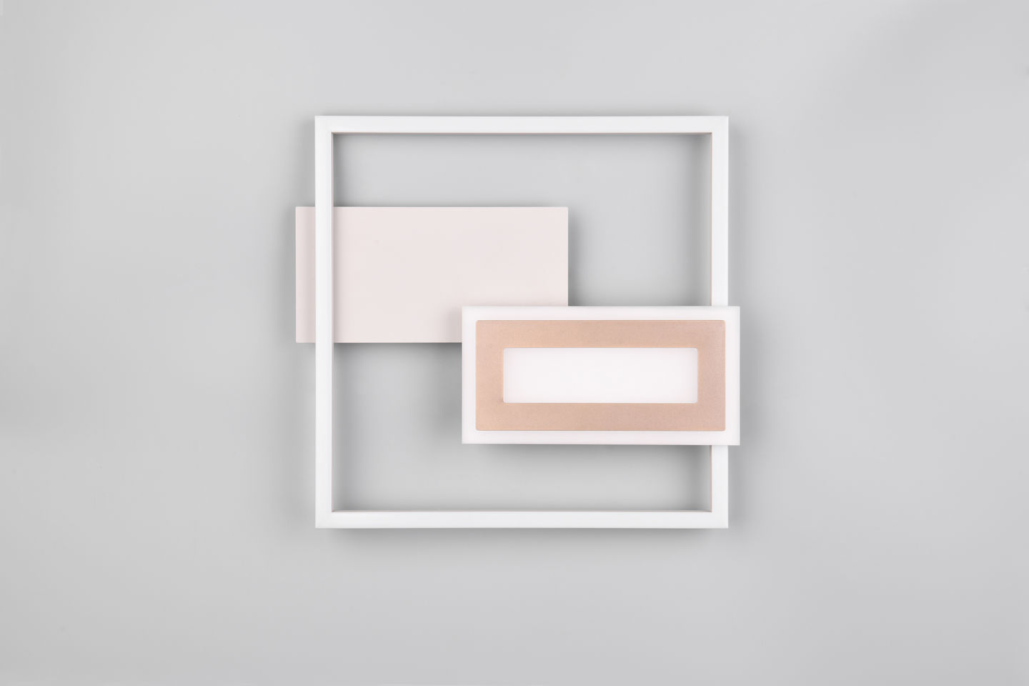 Kattovalaisin TRIO Spiro led 22W 33 cm kahvinruskea/valkoinen