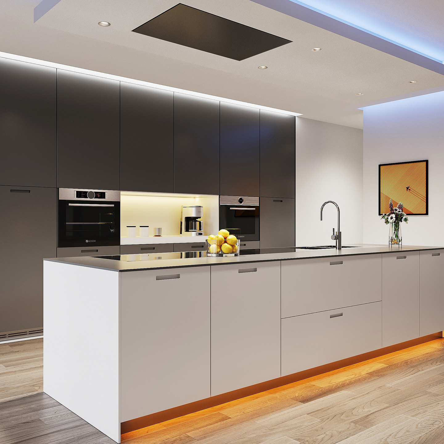 Led-nauha TRIO Rush 10,5W 3m RGB musta