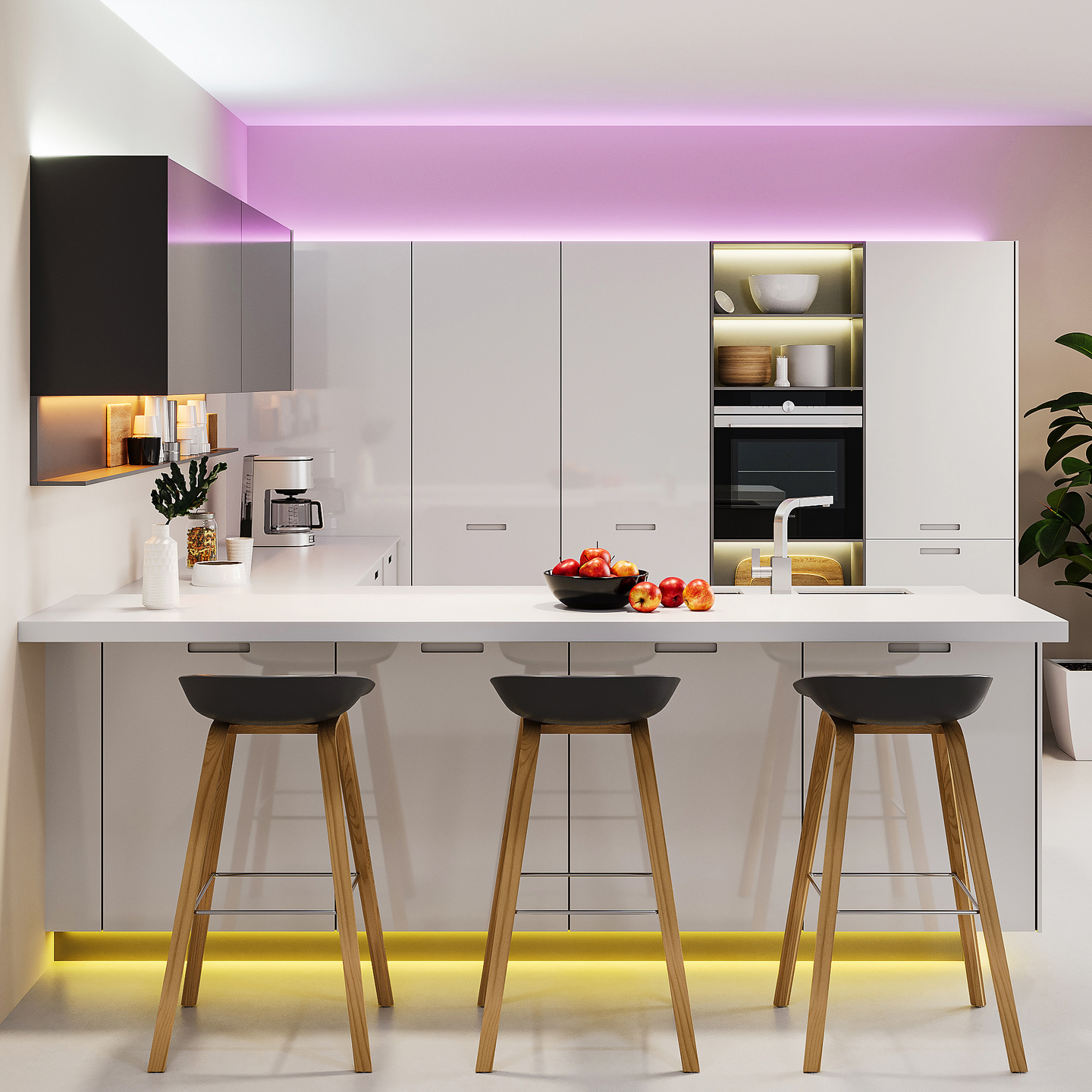 Led-nauha TRIO Grip RGB 3m kaukosäätimellä