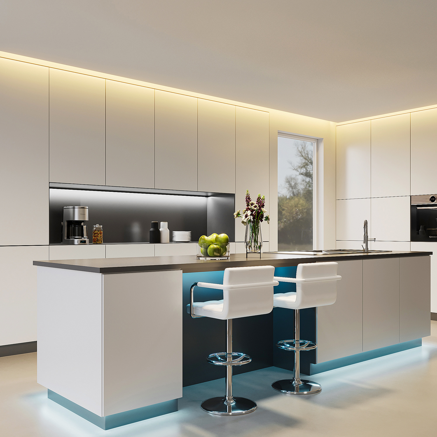 Led-nauha TRIO Chip 10,5W 3m musta