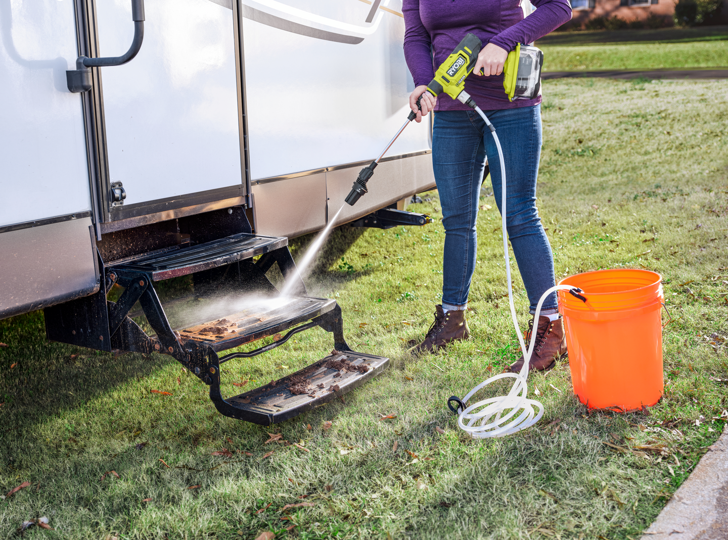 Akkupainepesuri Ryobi RY18PWX41A-125 18V 1x2,5Ah akku