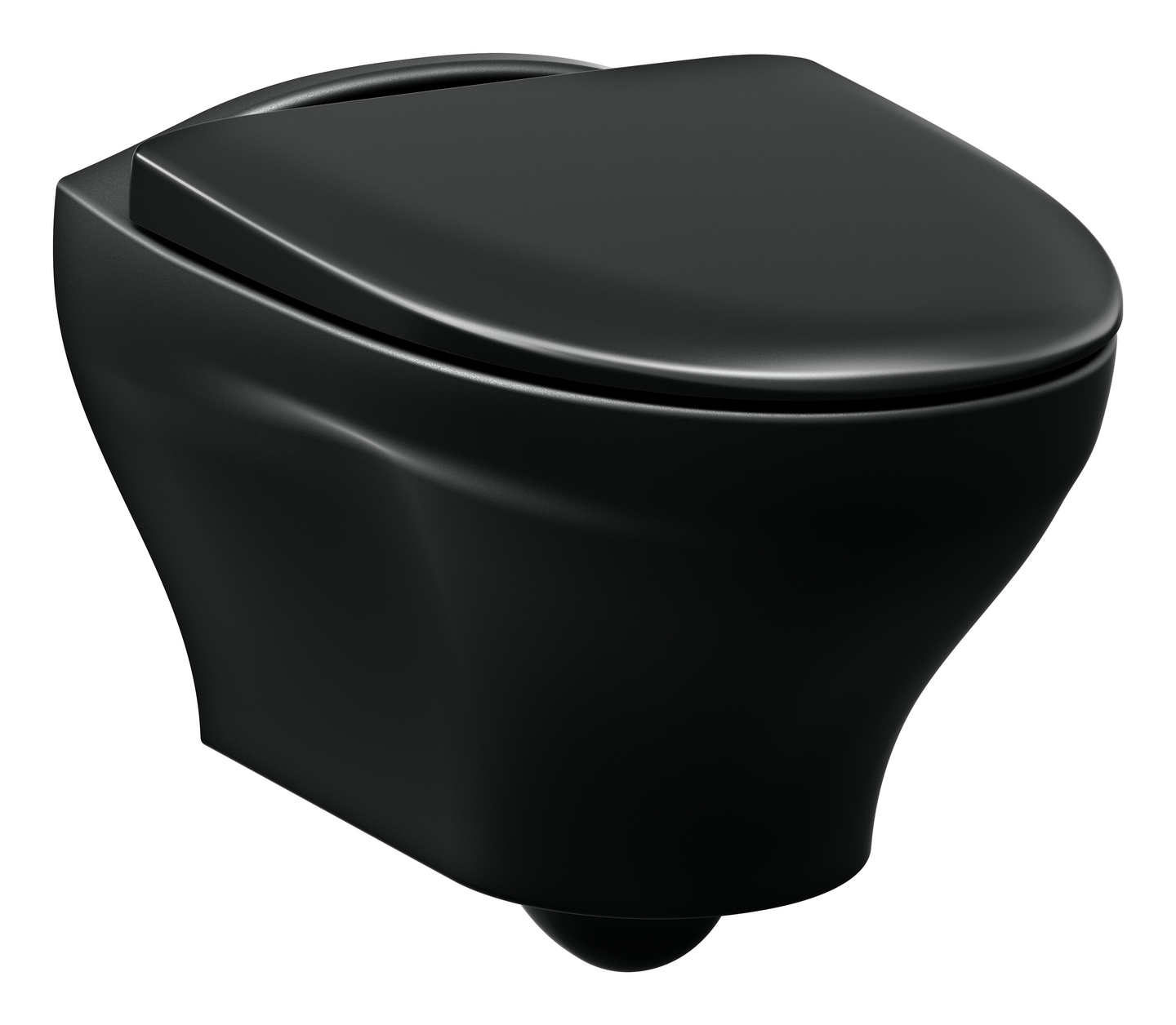 Wc-istuin Gustavsberg 8330 Estetic seinä sc/qr mattamusta