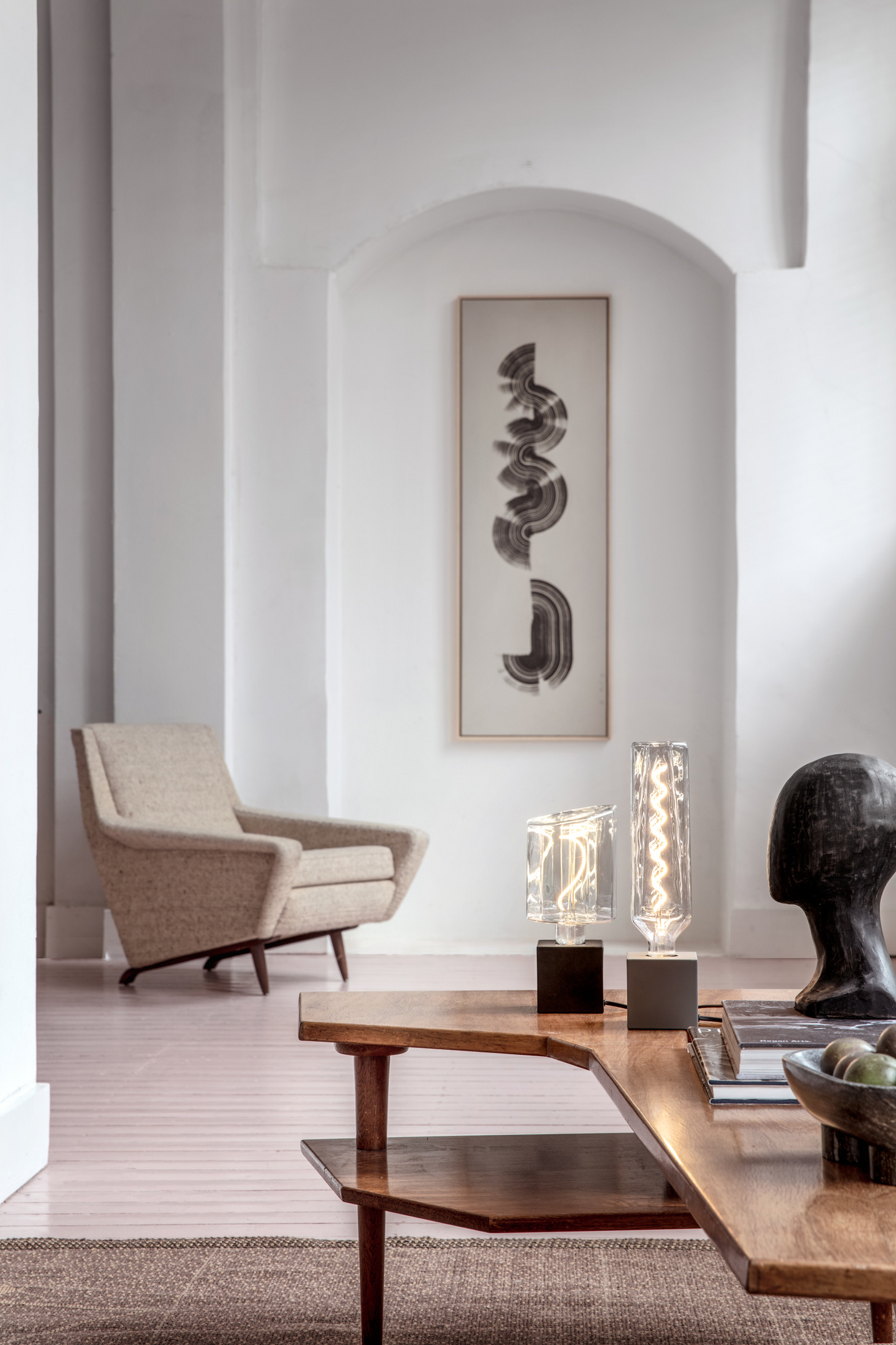 Pöytävalaisin Calex E27 puu