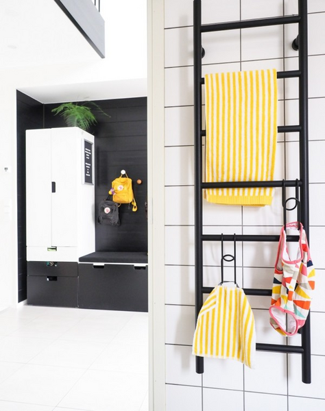 Pyyhekuivain REJ Design Tango sähkö E 35130 oy/va musta