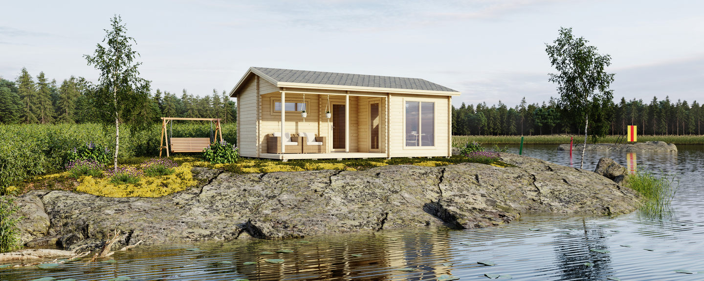 Saunamökki Luoman Koskikara 33m²