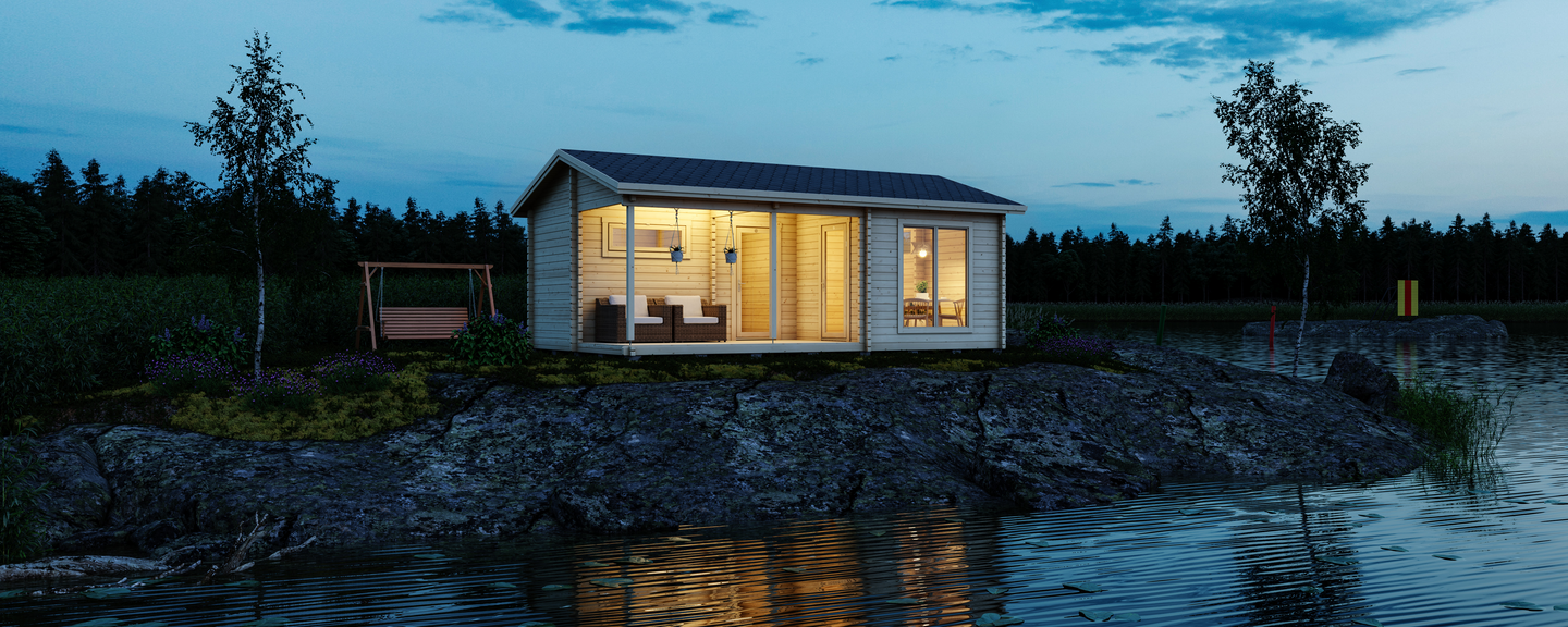 Saunamökki Luoman Koskikara 33m²