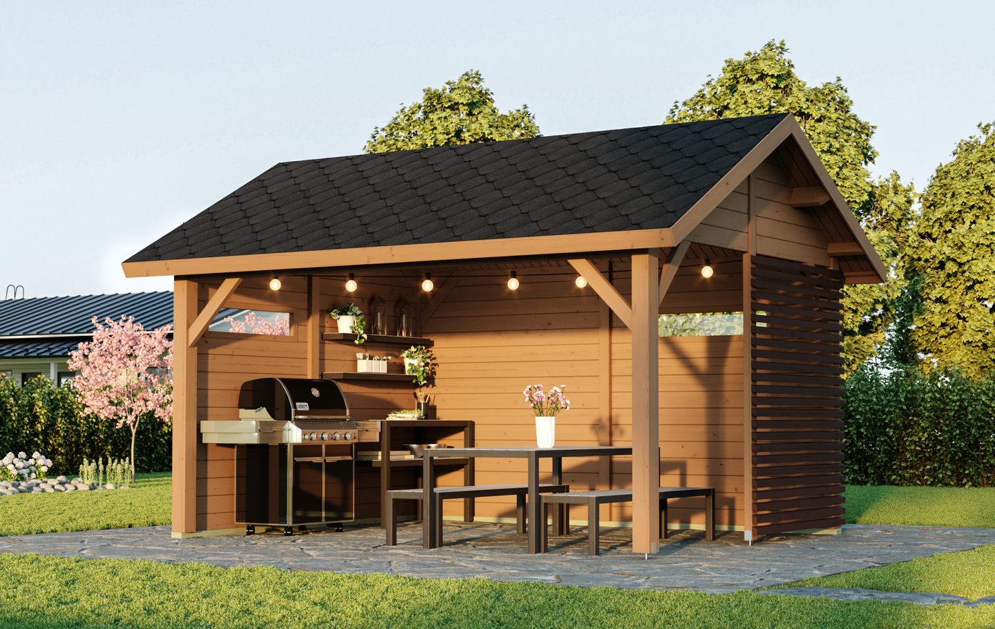 Grillikatos Lillevilla Kielo 12m²