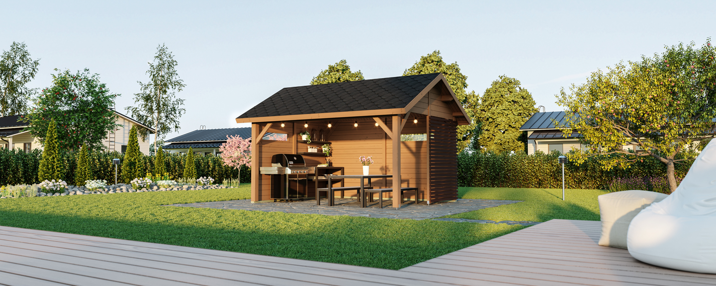 Grillikatos Lillevilla Kielo 12m²